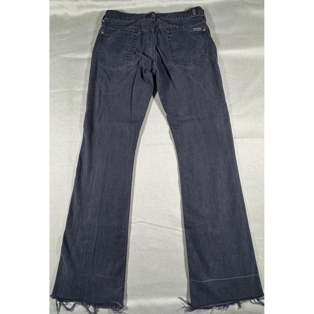 7 For All Mankind‎ Bootcut Jeans Womens 29 Gray Charcoal Mid Rise U075J421S